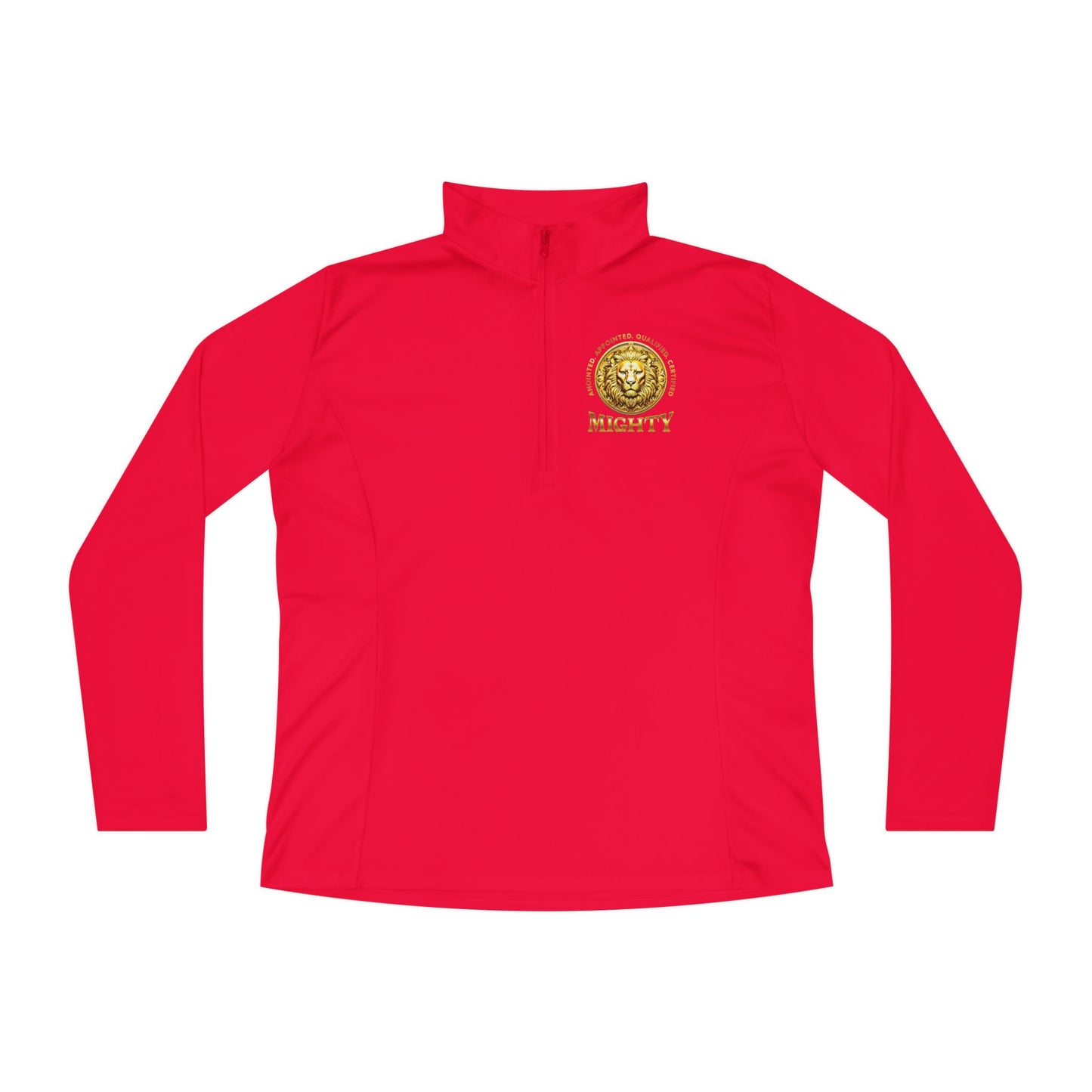 Mighty Gold Lion Quarter-Zip Pullover ( Women)