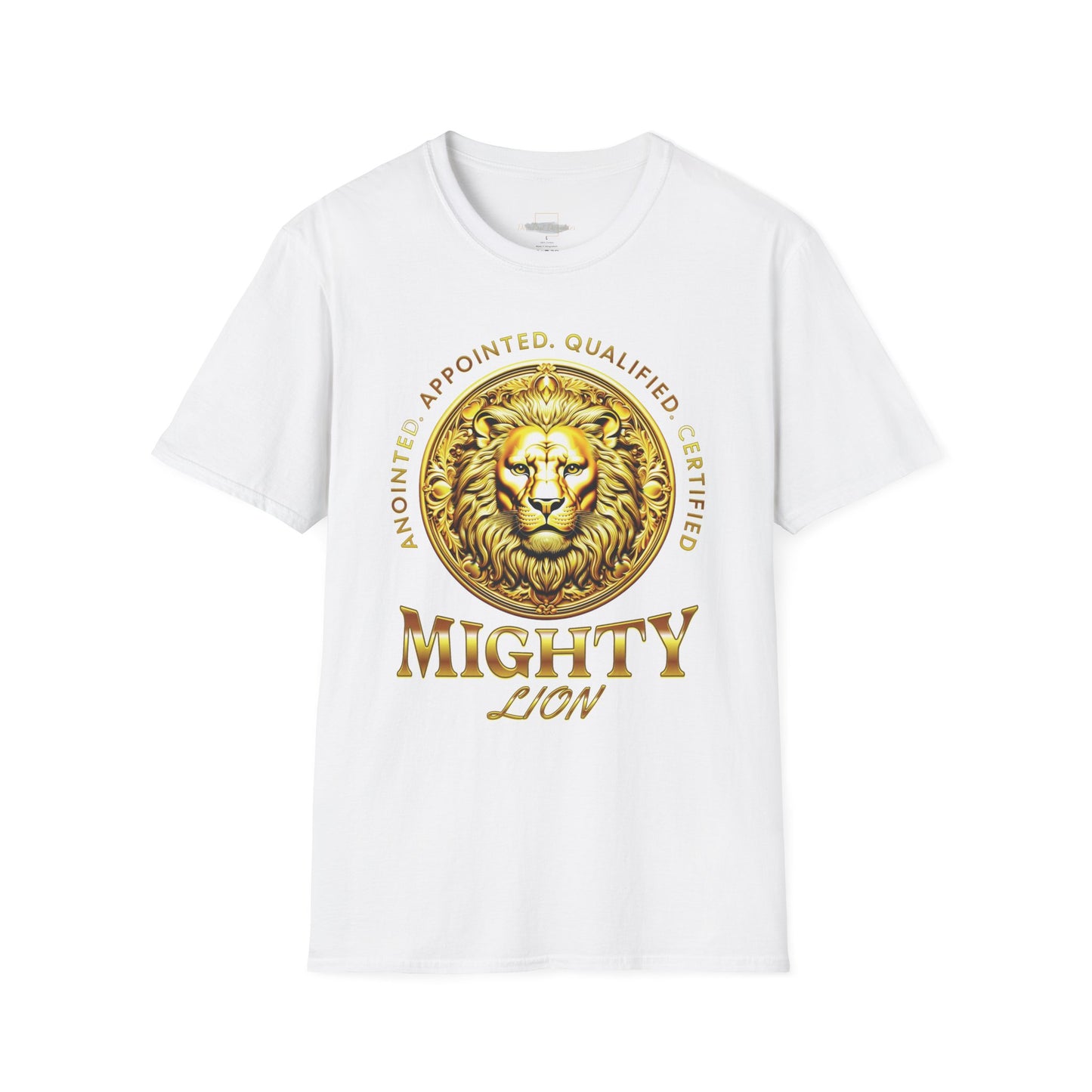 Mighty Lion- Softstyle T-Shirt ( Adult Uni-Sex)