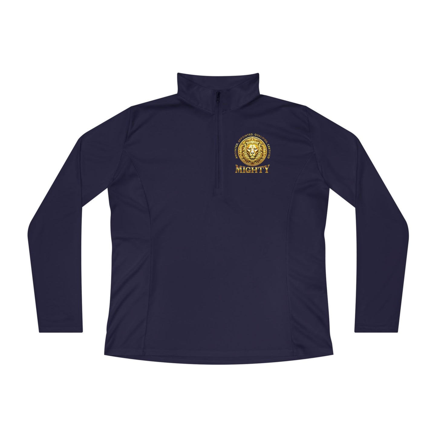 Mighty Gold Lion Quarter-Zip Pullover ( Women)