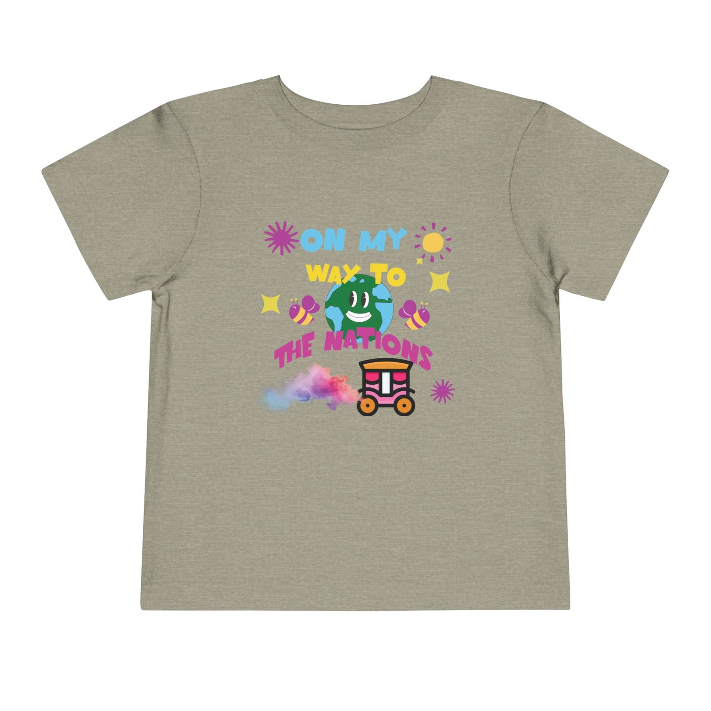 The Nations-Toddler Short Sleeve Tee ( Girl)
