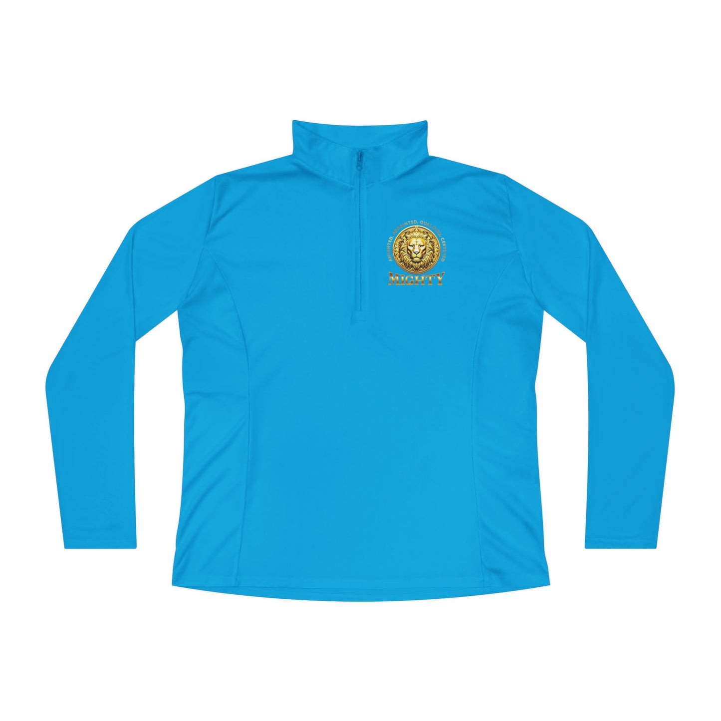 Mighty Gold Lion Quarter-Zip Pullover ( Women)