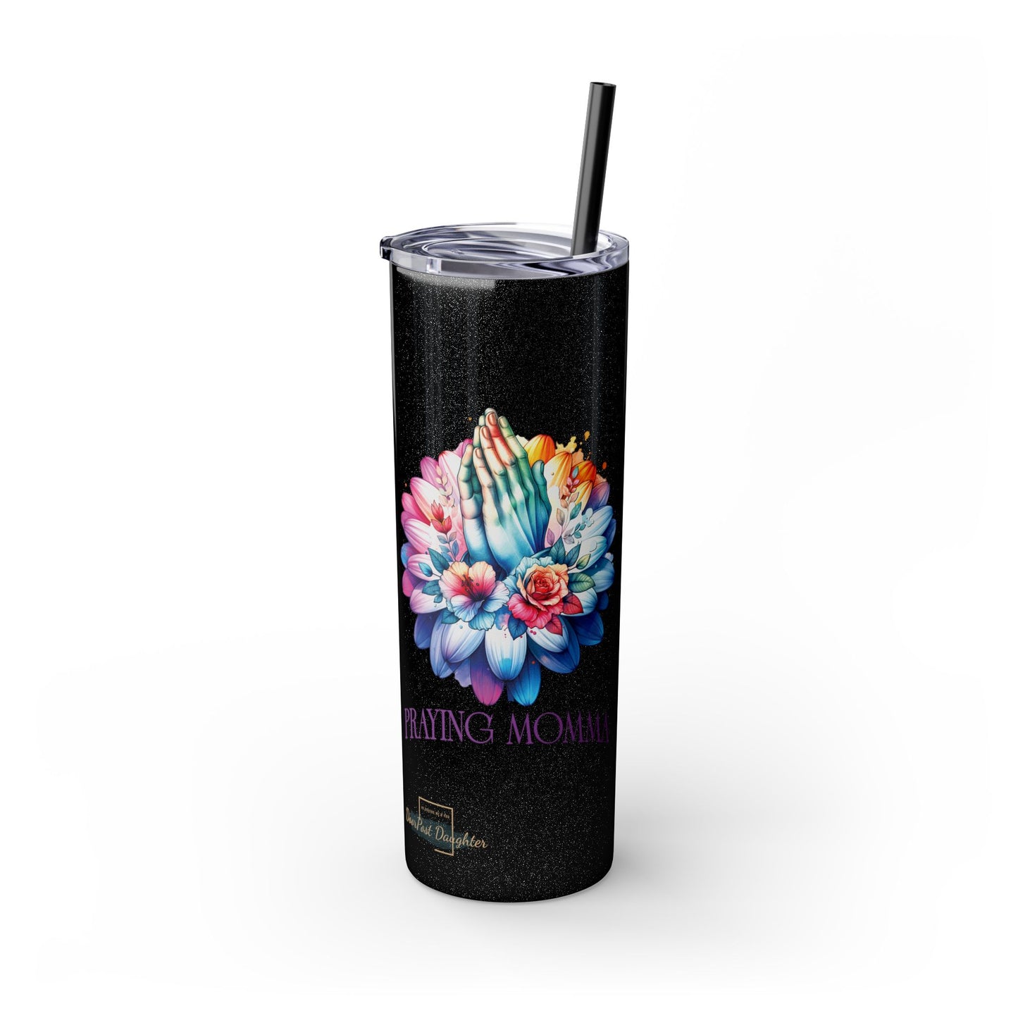 Praying Momma Tumbler with Straw, 20oz
