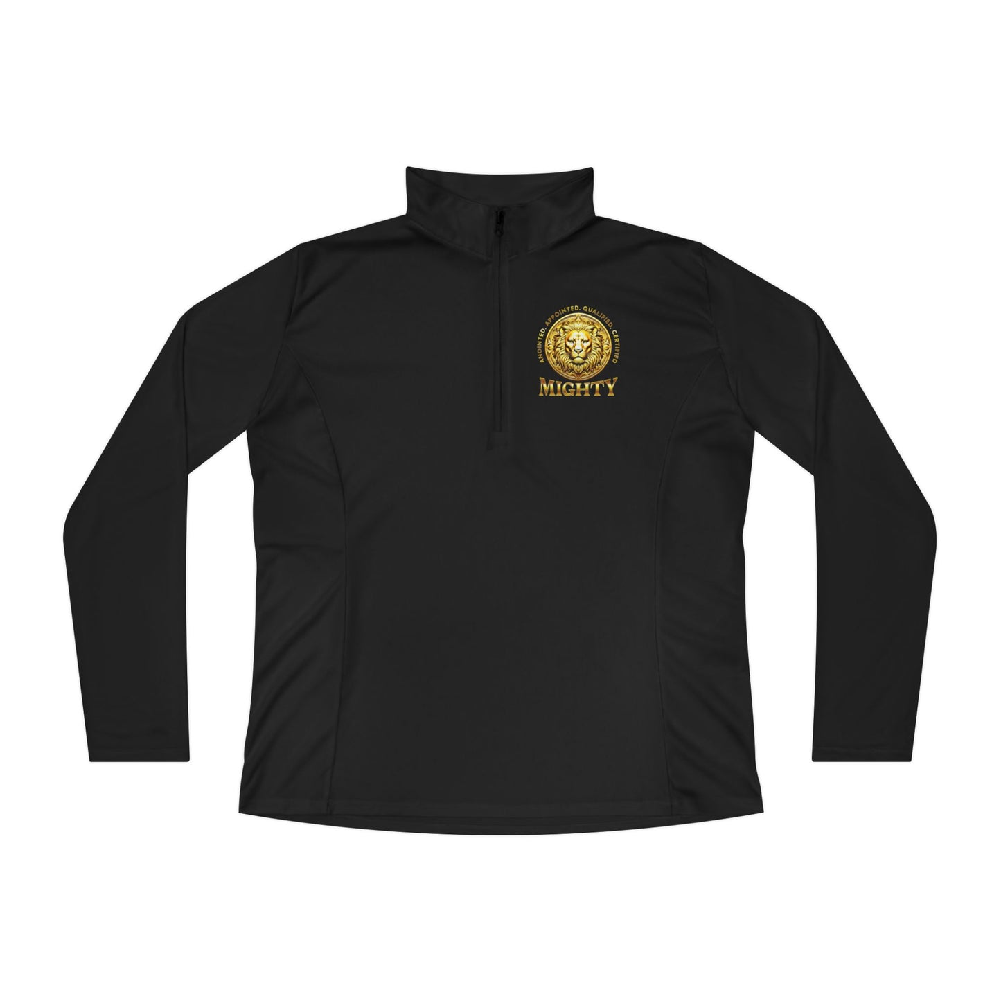 Mighty Gold Lion Quarter-Zip Pullover ( Women)