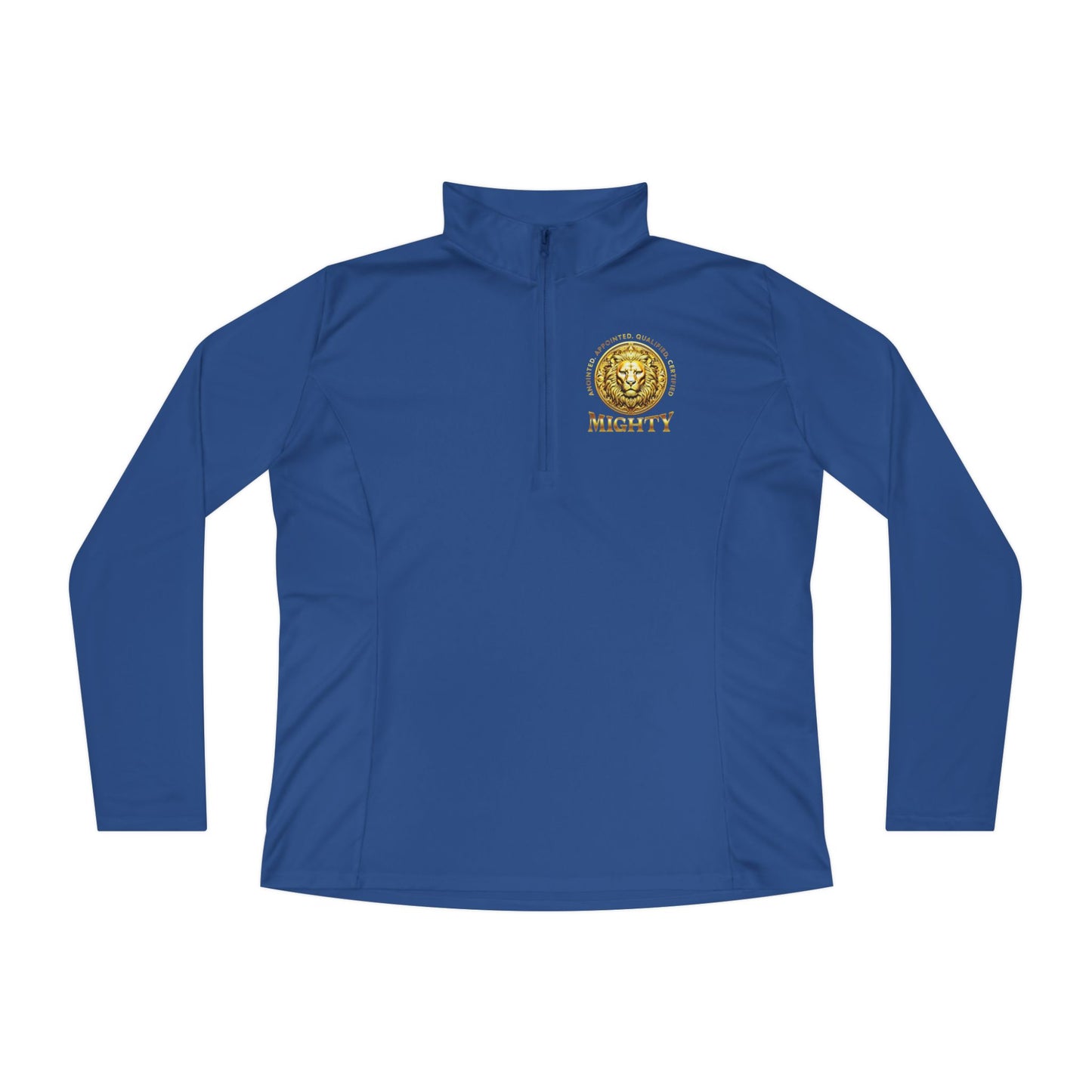 Mighty Gold Lion Quarter-Zip Pullover ( Women)