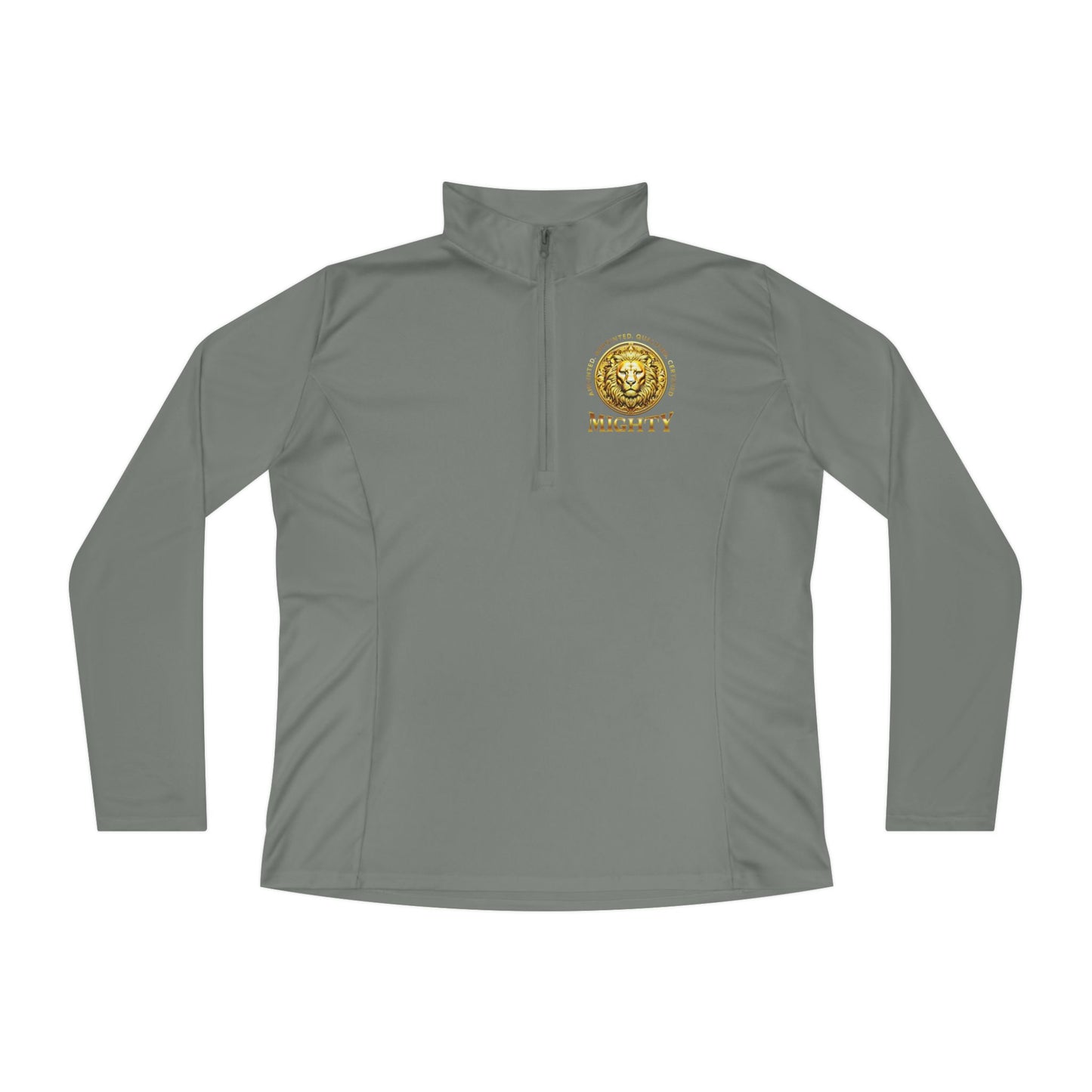 Mighty Gold Lion Quarter-Zip Pullover ( Women)