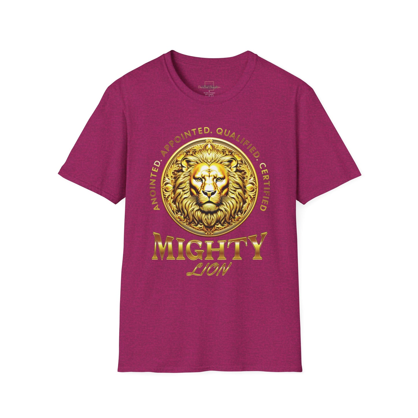Mighty Lion- Softstyle T-Shirt ( Adult Uni-Sex)