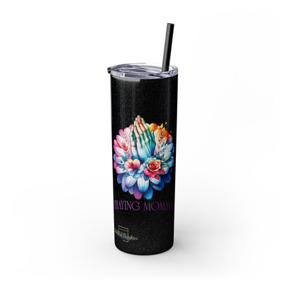 Praying Momma Tumbler with Straw, 20oz