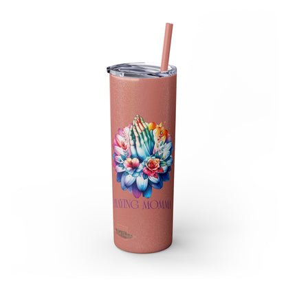 Praying Momma Tumbler with Straw, 20oz