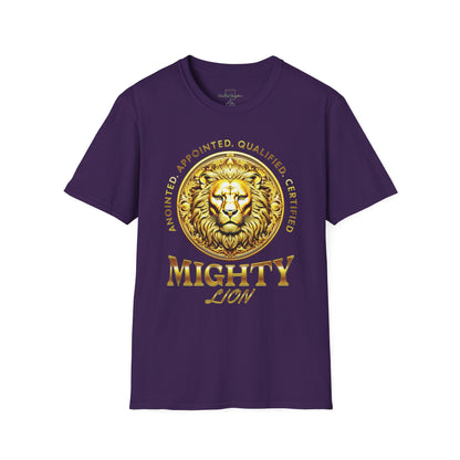 Mighty Lion-  Softstyle T-Shirt ( Adult Uni-Sex)