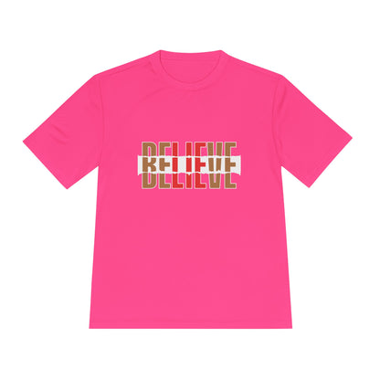 Believe- Moisture Wicking Tee ( Women)