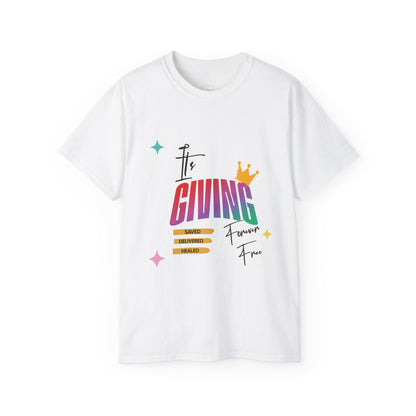 It's Giving- Cotton Tee (Women)
