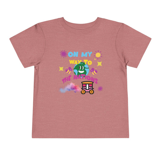 The Nations-Toddler Short Sleeve Tee ( Girl)