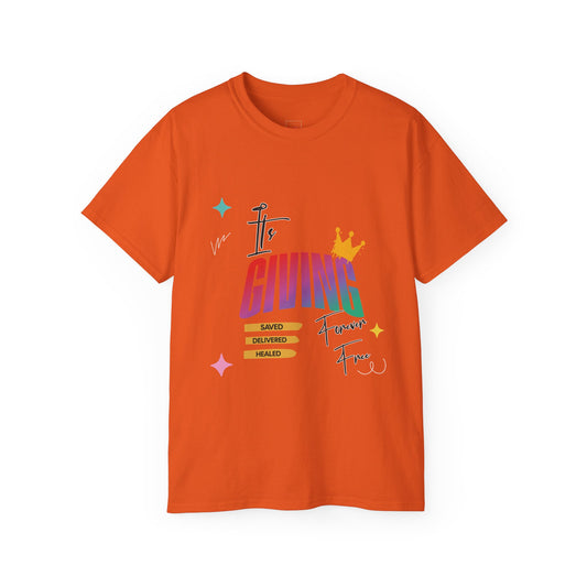 It's Giving- Cotton Tee (Women)