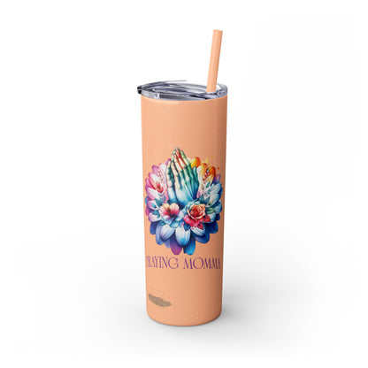 Praying Momma Tumbler with Straw, 20oz