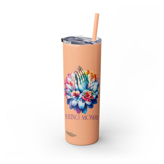 Praying Momma Tumbler with Straw, 20oz